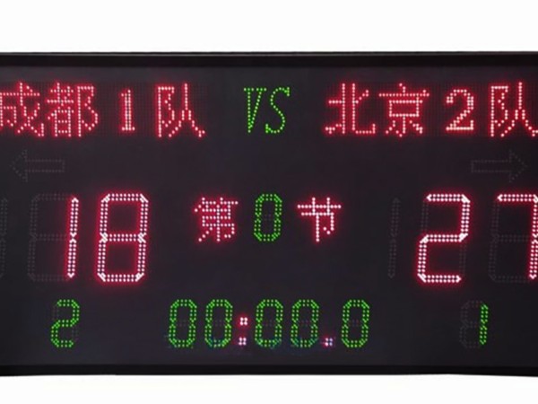 籃球等通用多功能電子記分牌GX-XTH95W180